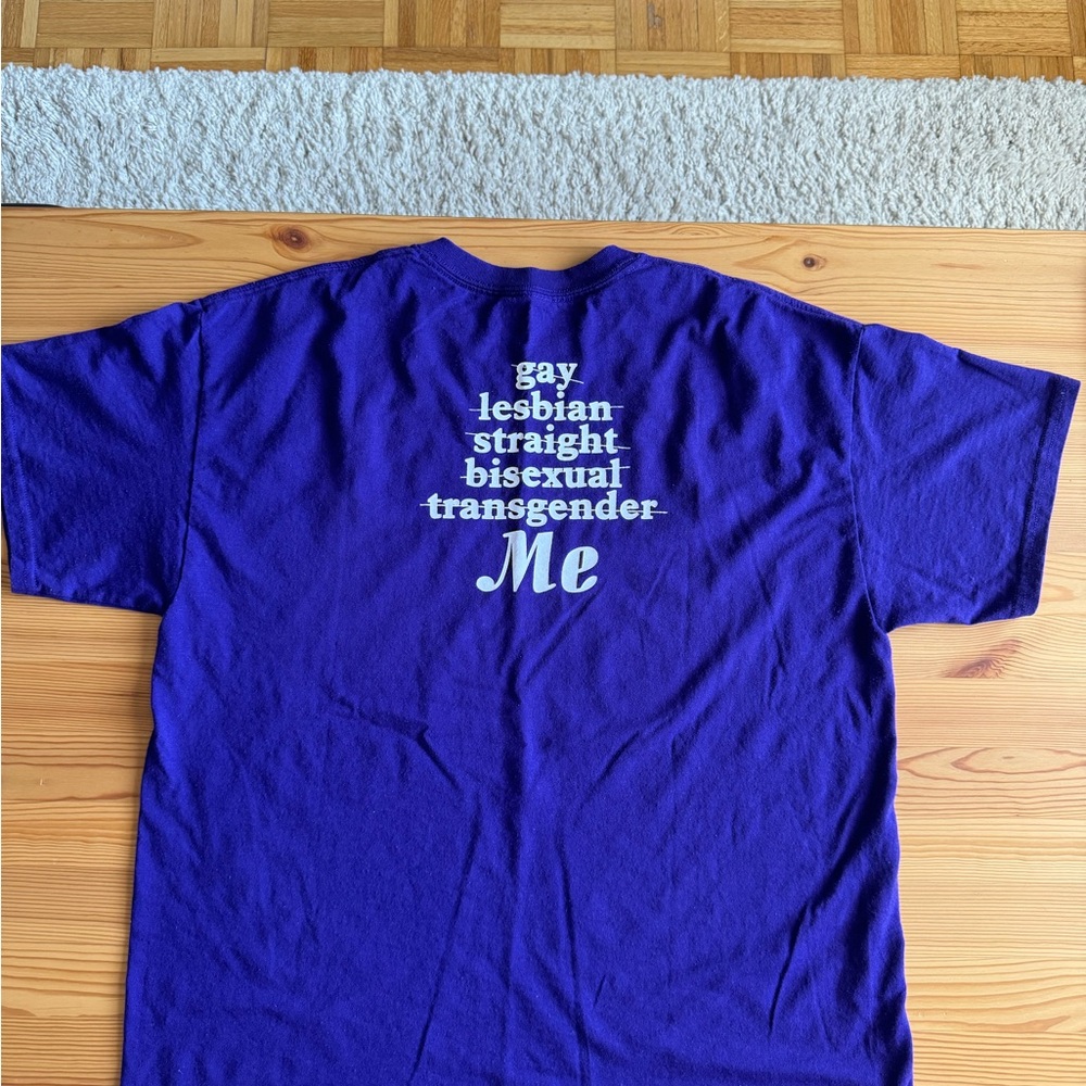 Purple Graphic Pride Shirt